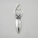 Small Lunar Goddess Pendant in Sterling Silver, #9210