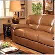 Kathy Ireland Home by Omnia Leather Cedar Heights Left Arm 3 Seat Sleeper Sofa