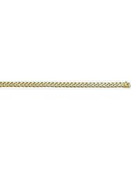 6mm 14k Fancy Hand Made Link Bracelet 8"