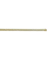 6mm 14k Fancy Hand Made Link Bracelet 9"
