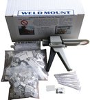Weldmount Complete Wire Tie Kit W/ Gun Contains Our At-4020 White Acrylic Adhesive