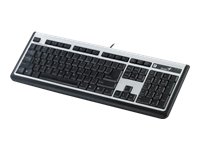 GENIUS SlimStar 100 USB  Slimline Tastatur silber schwarz Windows Standardlayout Sondertas Preisvergleich