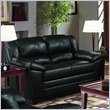 Simmons Upholstery Paris Leather Loveseat