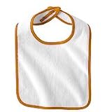 Rabbit Skins - Infant Snap Bib, Gold