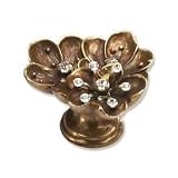 903 SA Knob 1-3/8 Diameter Silver Antique