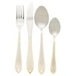 Sterlingcraft 49pc Stainless Steel Flatware Set w/ Gold Printing