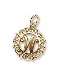 Rembrandt Charms Letter W Charm