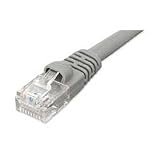Cat6 Patch Cable, W/Boot 100Ft, Gray