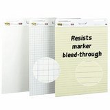 Post-it Easel Pads, Self-Stick, 25x30, White, 30 Sheets/Pad, 2 Pads/Carton MMM559