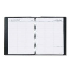 At-A-Glance 70-950P-05 Professional weekly appointment book, writing pad, 8-1/4 x 10-7/8, black