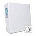 Aurora Elements 09077 D-Ring Binder - Letter - 8.5amp;quot; x 11amp;quot; - 650 Sheet - 3amp;quot; Capacity - 1 Each - White