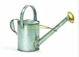 WATERING CAN 18th Century Replica 15H Galvanized Steel 23 Spout, 1.5 Gal