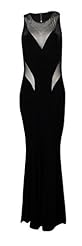 Polyester/Spandex/Velvet Sleeveless Sheath Illusion Full Length  Dress
