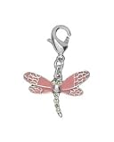Pilgrim 560 081 Charm, versilbert, Pfirsich charms Pilgrim 560 081 Charm, versilbert, Pfirsich