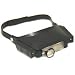 Jeweler's Lighted Magnifying Visor - 4 Diopter Levels - Twin LED Lights