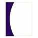 GBC Designer Premium Plus View Presentation Binding Covers, Rounded Corners, Navy Curve, 25 Pieces Per Box (25830)