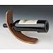 Curved Single Bottle Wood Stand - 9258