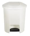 Umbra 084803-661 8-1/2-Gallon Step Can, Metallic White