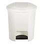 Umbra 084803-661 8-1/2-Gallon Step Can, Metallic White