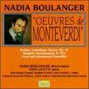 Nadia Boulanger: Oevres de Monteverdi
