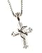CZ Cross & Dove Necklace