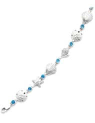 Sterling Silver and Blue Topaz Bracelet