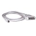 10ft 8-pin Mini-Din Male MAC to DB25M Hayes-Compatible Modem Cable