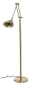 Fulcrum 14420-107 Magnifier Floor Lamp, Antique Brass