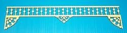 Elegant Victorian Spool Porch Kit - Dollhouse Miniature