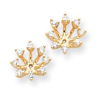 14k GH/I1 Diamond Earrings Jacket