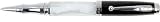 Monteverde Invincia Black  White Rollerball Pen - MV41174