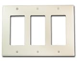 Leviton 3-Gang Decora Wallplate