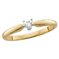 1 10 ct. Heart Shape Diamond Solitaire