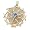 Spider Web Charm - Gold Plate