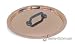 24 CM/9 1/2" Copper Iron Lid - Mauviel Prof Series 2.5mm