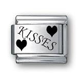 Body Candy Italian Charms Laser KISSES