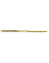 2mm x 3 14k Multiple Rope ID Bracelet 7"