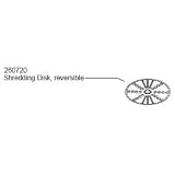 Bosch 260720 Shredding Disk Coarse & Fine by Bosch