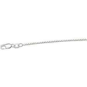 14K White Gold Box Chain - 24 inches