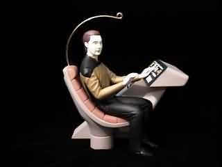 QXI6345 Commander Data Star Trek The Next Generation 1997 Hallmark Keepsake Ornament