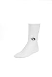 Phiten Mid High Socks, (7, 9) White