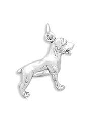Standing Rottweiler Charm