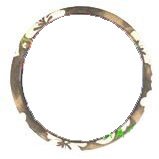 Hawaii Hibiscus Floral Print Steering Wheel Cover - Tan