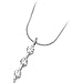 Stunning! 14k White-gold 3x4.5mm 1 CT TW Moissanite Pendant-necklace