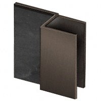 CRL Oil Rubbed Bronze Square Style Frameless Shower Door Stop