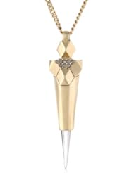 Sam Edelman Elongated Spike Pendant Necklace, 32"