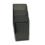 Rubbermaid 18883 Image hot file 3-pocket mag.-size hanger set for panel/partition, smoke, 3/set