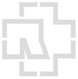 Rammstein Sticker / Decal (original) 100*100mm silver