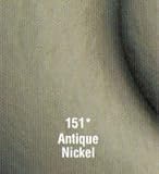 5442/5443.151.pass Antique Nickel Oval Knob with Squared Rose