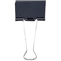 Small Binder Clip, 3/4"Wide, 3/8" Capacity, Black/silver (SPR87002BX) Category: Paper and Binder Clips